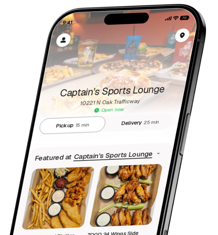 Captain's Sports Lounge app preview